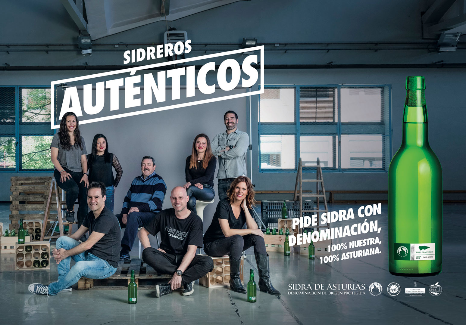 foto con modelos en interior para publicidad